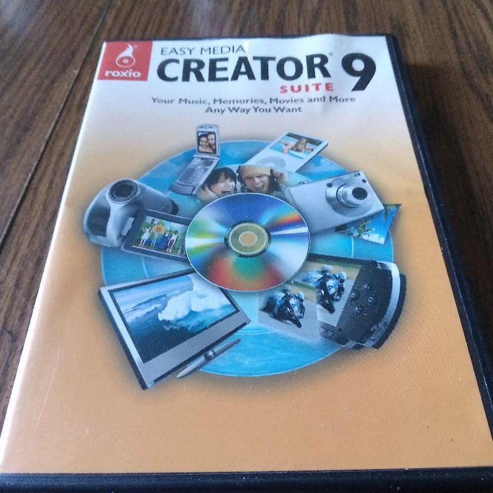 Roxio Easy Media Creator Suite 9 For Microsoft Windows PCs